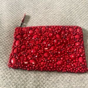 Beaded pouch/clutch